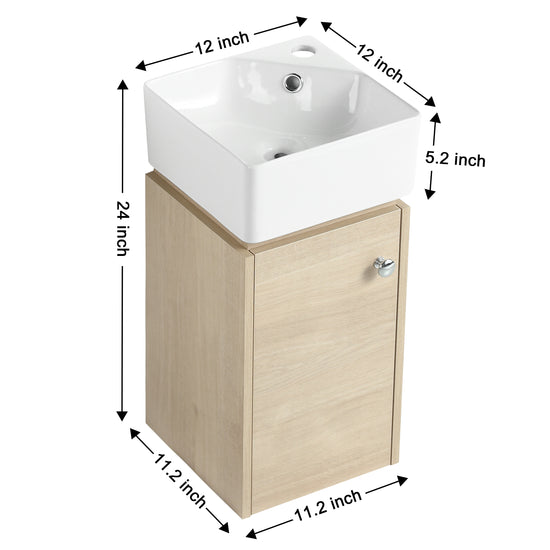 Microspace 12" Corner Vanity