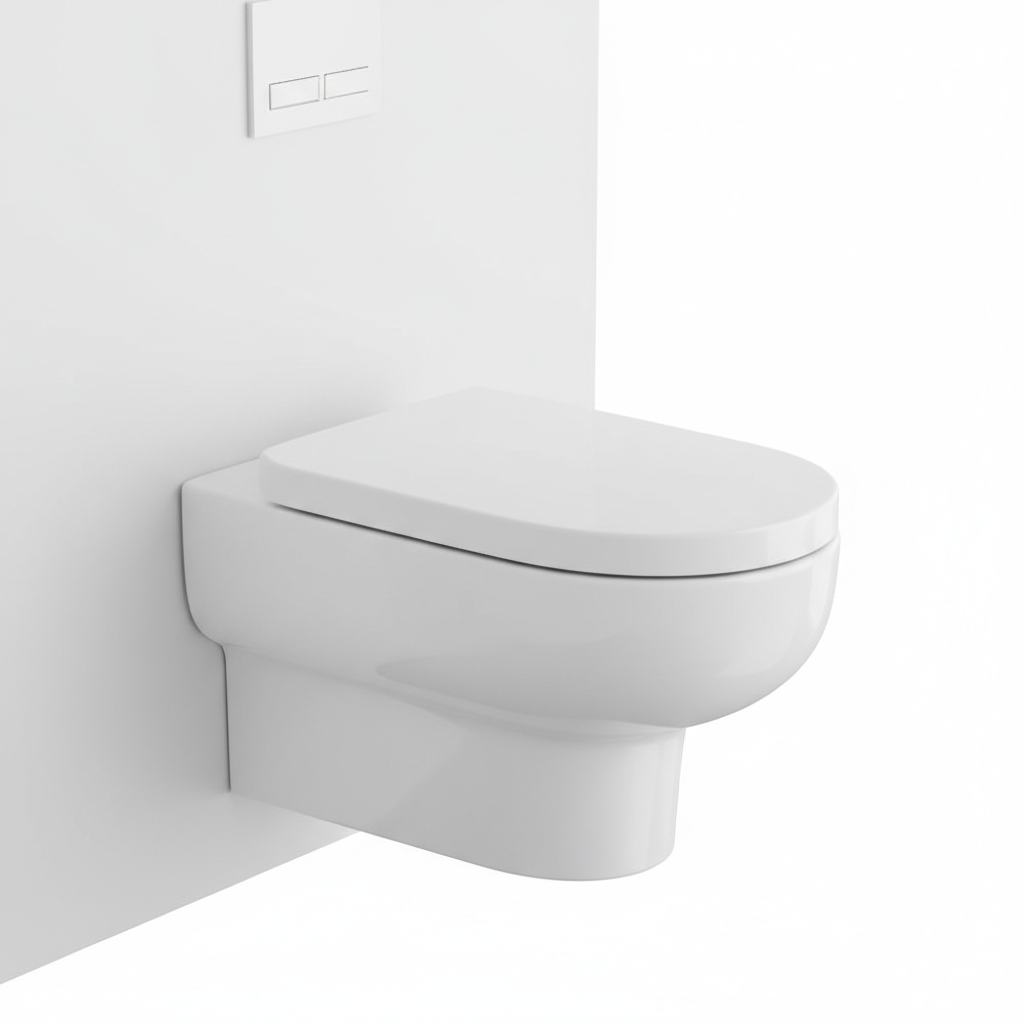 Modern Wall-Hung Toilet
