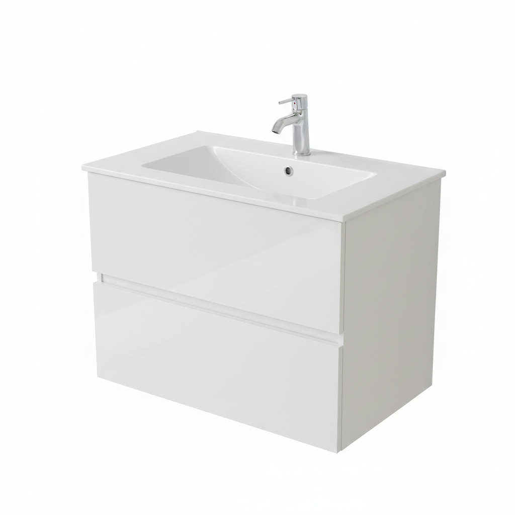 Modern Single Sink Bathroom Vanity