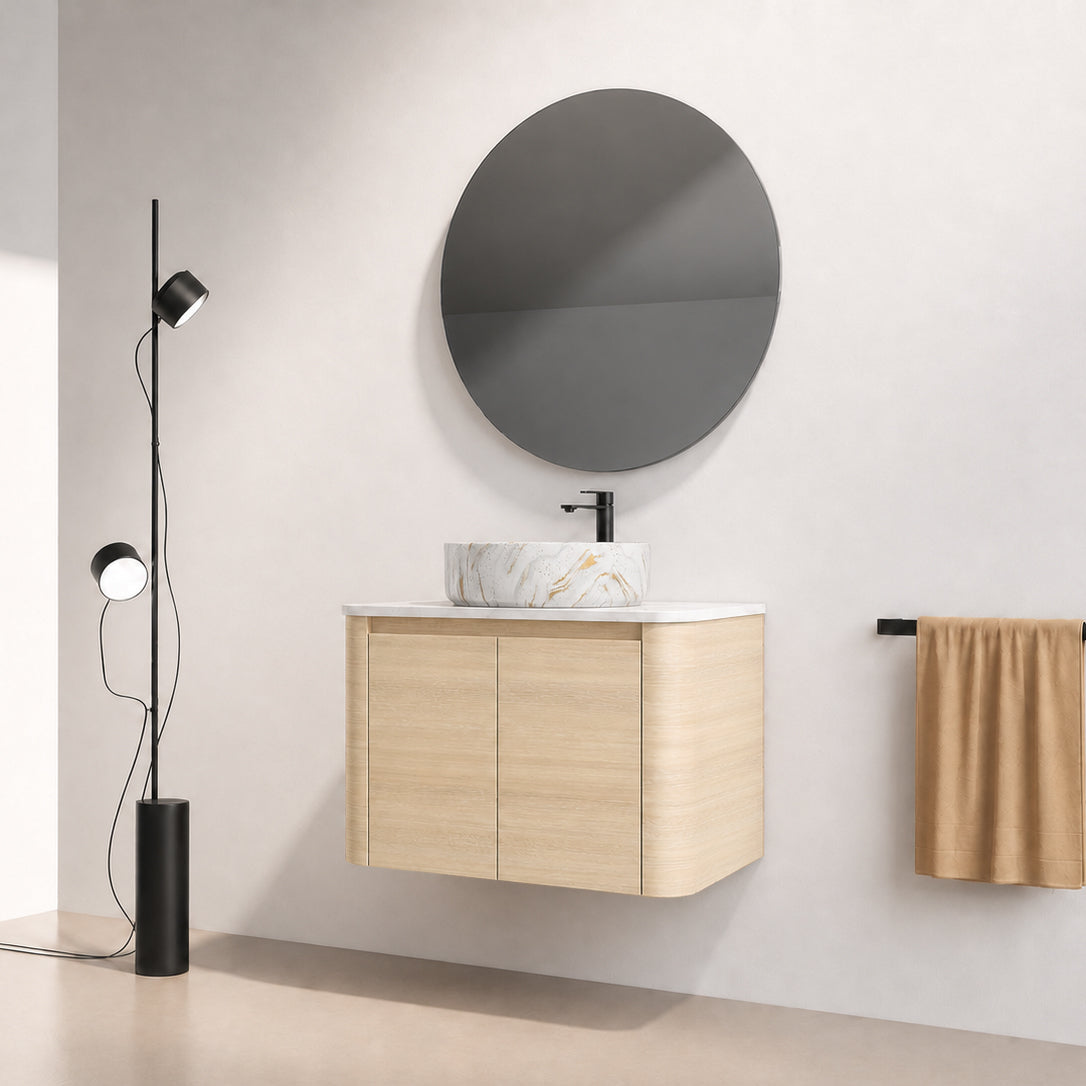 Curvo 30"/42"/54"/72" Floating Vanity (RTA)