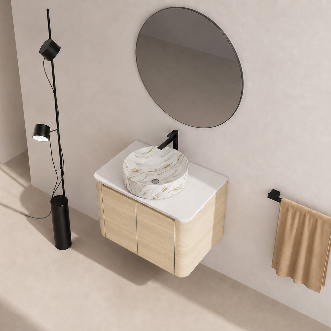 Curvo 30"/42"/54"/72" Floating Vanity (RTA)