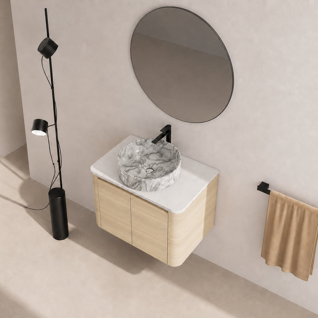 Curvo 30"/42"/54"/72" Floating Vanity (RTA)
